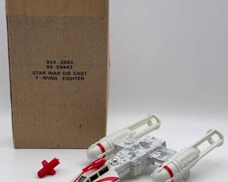 3553 - Star Wars Y-Wing Mail Away Die Cast w/ Box 1979
