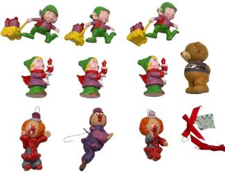 3843 - Wallace Berrie / Schleich Elf Ornaments & More