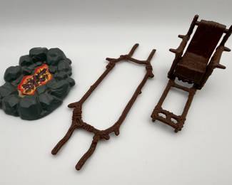 3546 - Star Wars ROTJ Ewok Village Fire Pit Throne Parts