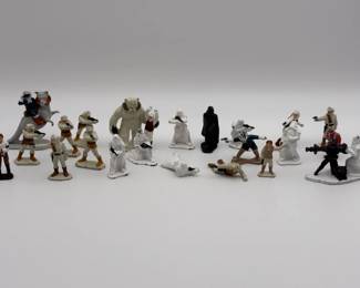 3565 - Star Wars Micro Die Cast Luke Wampa Vader Han Lot