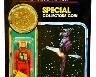 3165 - Star Wars POTF B-Wing Pilot 92 Back Sealed Card 5