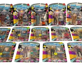 3812 - Lot of 14 Star Trek TNG Action Figures Sealed