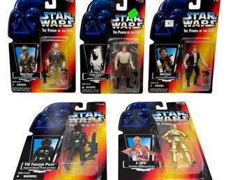 3042 - 5 Star Wars POTF Heroes & Villains Sealed 3