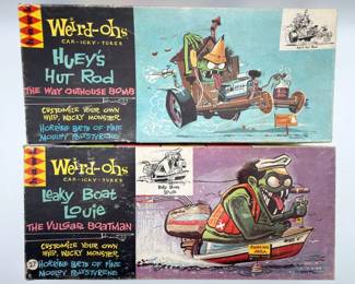 3628 - Hawk Weird-Oh's Model Kits Huey Louie Boxes As Is
