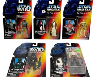 3043 - 5 Star Wars POTF Heroes & Villains Sealed 4