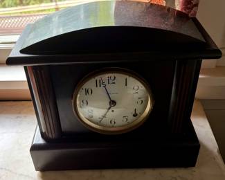 Clock works but could use a good cleaning & oiling 
