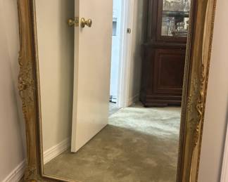 Large frame hanging mirror