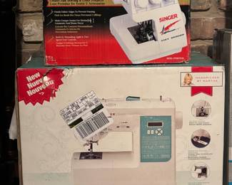 Singer Sewing Machine and Singer Serger