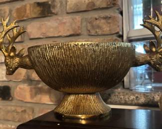 brass serving dish