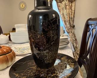 Black vase set