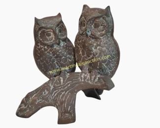 MCM brass owls