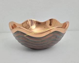 Nambe brass bowl