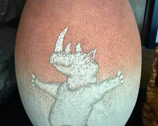 OK THE DANCING RHINO POTTERY - JUST FABULOUS