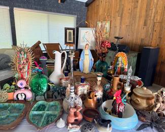 OK THIS DOUBLE TABLE WILLBLOW U AWAY - SOOOO MANY FABULOUS & INTERSTING ITEMS HERE AND STILL ADDING