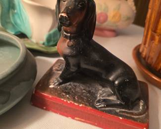 chalkware doorstopper- unmarked but adorable