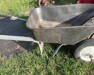 2 wheeled wheelbarrow