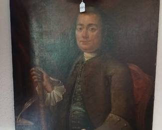 Oil painting man ca.1800