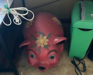 Vintage Large Piggy Bank