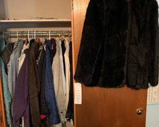 Black Mink and Vintage Coats