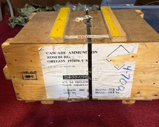 1 Sealed Crate Czech 7.62x39mm (1480 rounds) @ $800