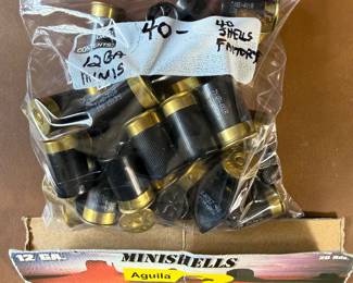 40 Aguila 12ga Minishells @ $40
