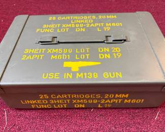 1 Pristine Vietnam era M139 ammo can @ $80