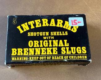 Vintage Collectible Interarms 12ga Slugs