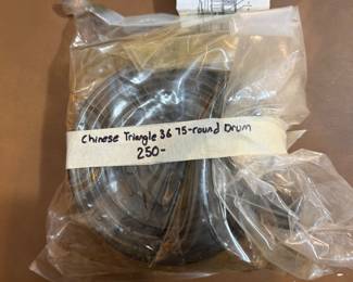 1 New Chinese Triangle 36 75-round Drum Magazine @ $250