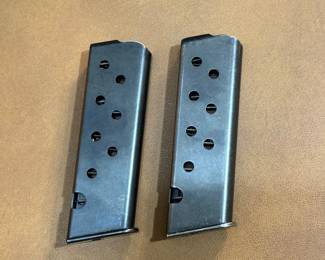 Two .25 auto 8-round magazines @ $20 each