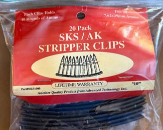 3 packages new stripper clips @ $10 each