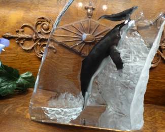 Heavy Acrylic Sculpture "A Baby's First Breath" by John Wyland Signed & Numbered