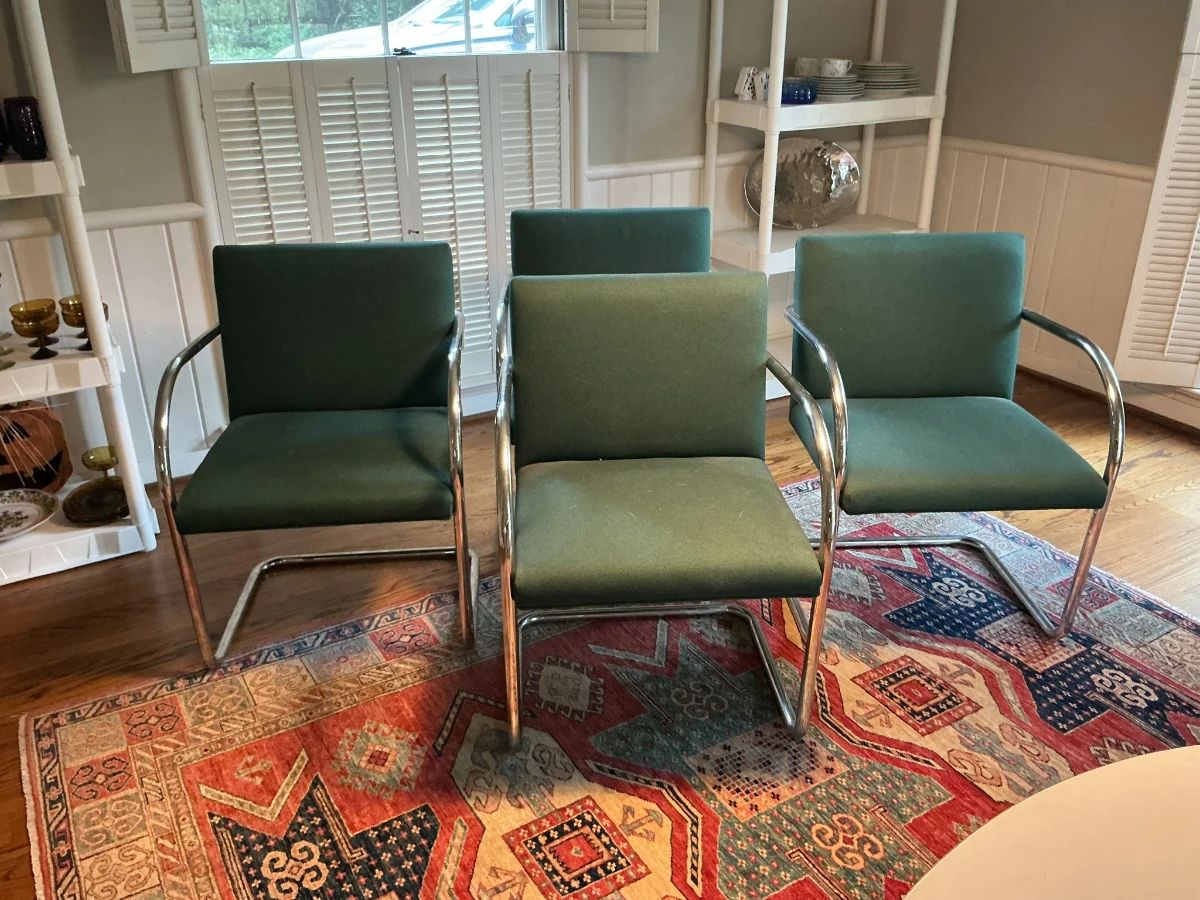 Chrome Vintage Cantilever Chairs