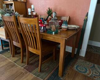 Table and Six Chairs