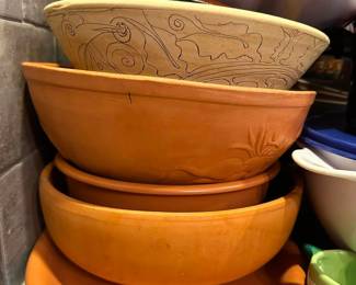 Clay bowls