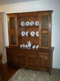 Drexel 1960's 2 piece china cabinet