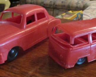 Vintage Tri-ang Plastic Friction Cars