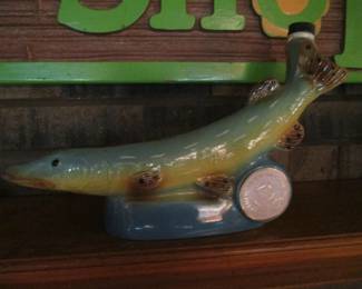 1970's Jim Beam Northern Pike Decanter