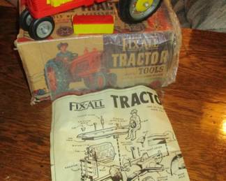 1950's Louis Marx & Co. Fix-All Diesel Tractor
