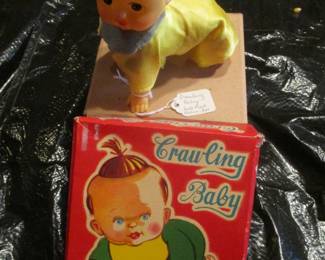 Vintage Crawling Baby