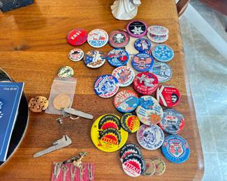 1950's and 1960's Winter Carnival Buttons