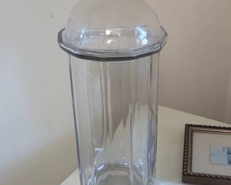 Vintage Indiana Glass Mercantile Pharmacy Apothecary Jar