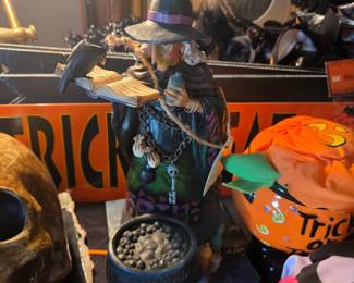 Bethany Lowe Designs 'How to Train Your Black Cat' Witch Figurine