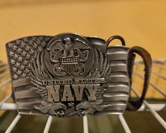 United States Navy Commemorative Belt Buckle