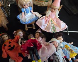 Collection of Madame Alexander Dolls