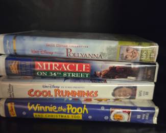 Collection of Four Vintage VHS Tapes