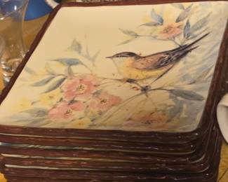 Certified International 'Songbird' Square Salad Plates