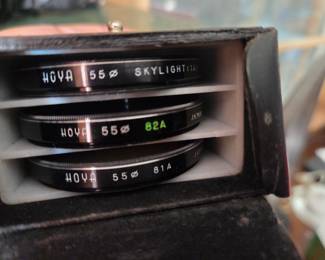 Hoya 55mm Filter Set (Skylight 1A, 82A, 81A)