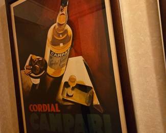 Cordial Campari Vintage Advertising Poster by Marcello Nizzoli