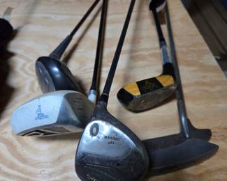 Vintage Golf Club Assortment