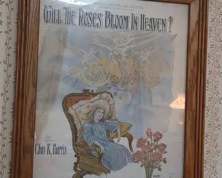 Will the Roses Bloom in Heaven? Sheet Music by Charles K. Harris